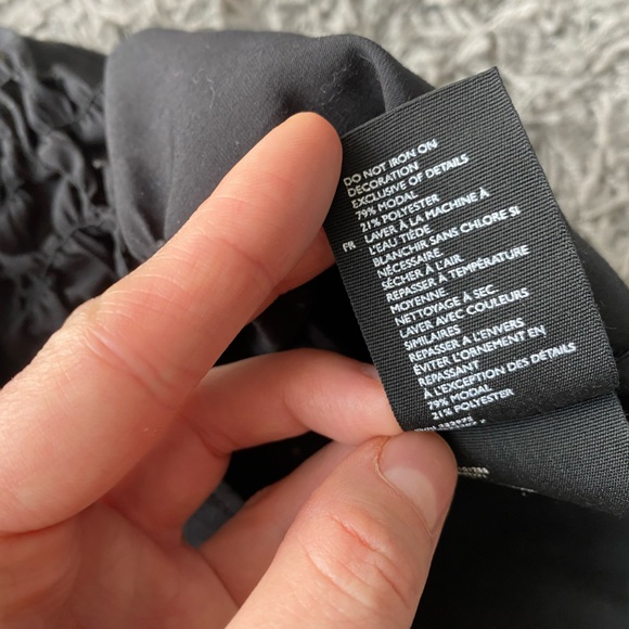 COS Black Ruched Modal Blouse - Picture 4 of 7